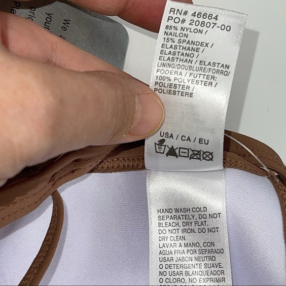 NEW VYB Swim Molded Cup Triangle Bra & High Waist High Leg Bottoms Bikini - Picture 7 of 15